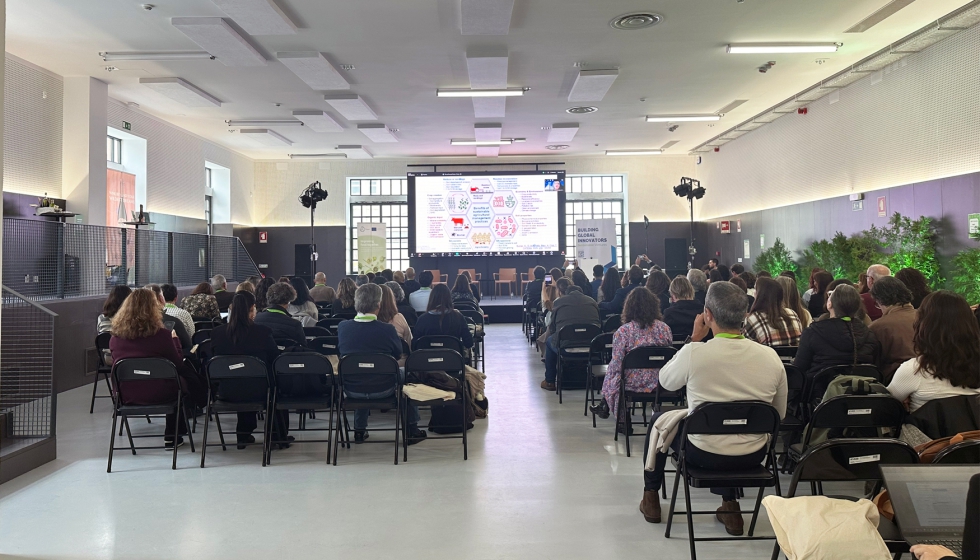 Attendees seated at BGI’s Agrifood Open Day at Unicorn Factory Lisboa.