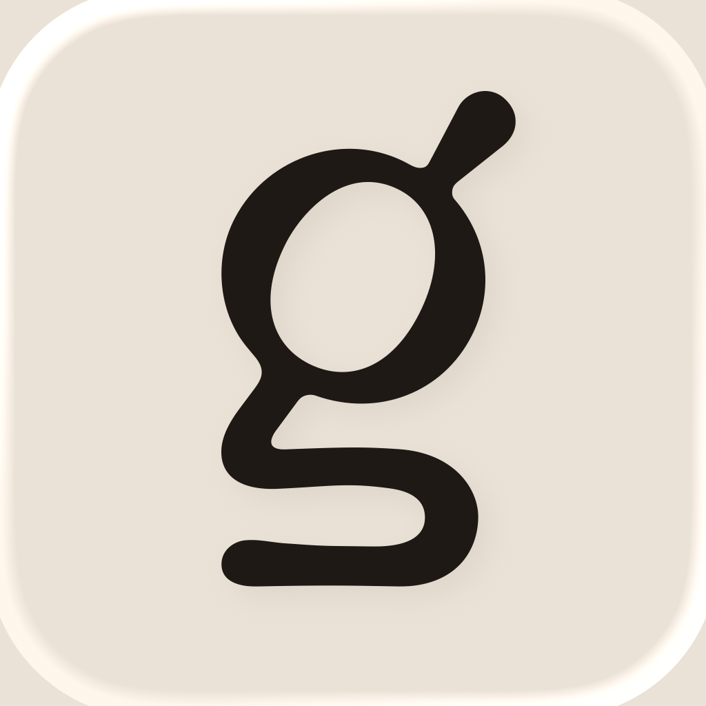 Goodreads logo - a lowercase g formed by a magnifying glass over an open book