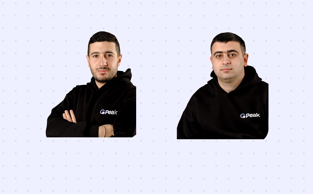 GoPeak co-founders Armen Tevikyan and Dmitri Sahakyan