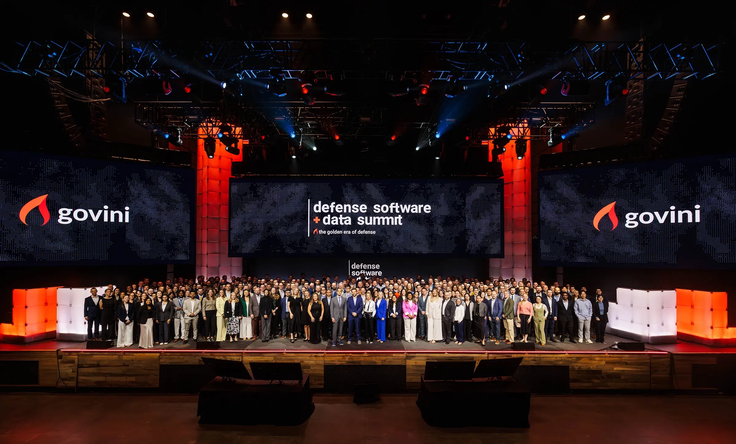 Air team together on stage at the 2026 Defense Software and Data Summit