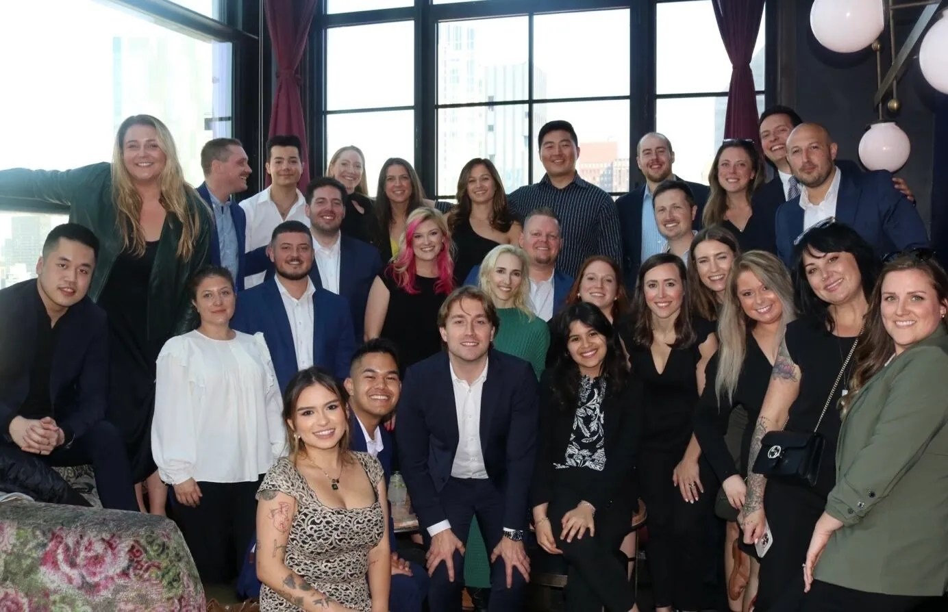 GQR colleagues gathered for a company team photograph