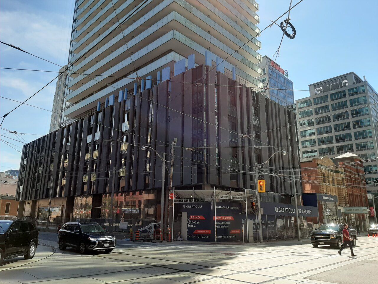 Great Gulf's Yonge and Rich condominium towers rising over downtown Toronto
