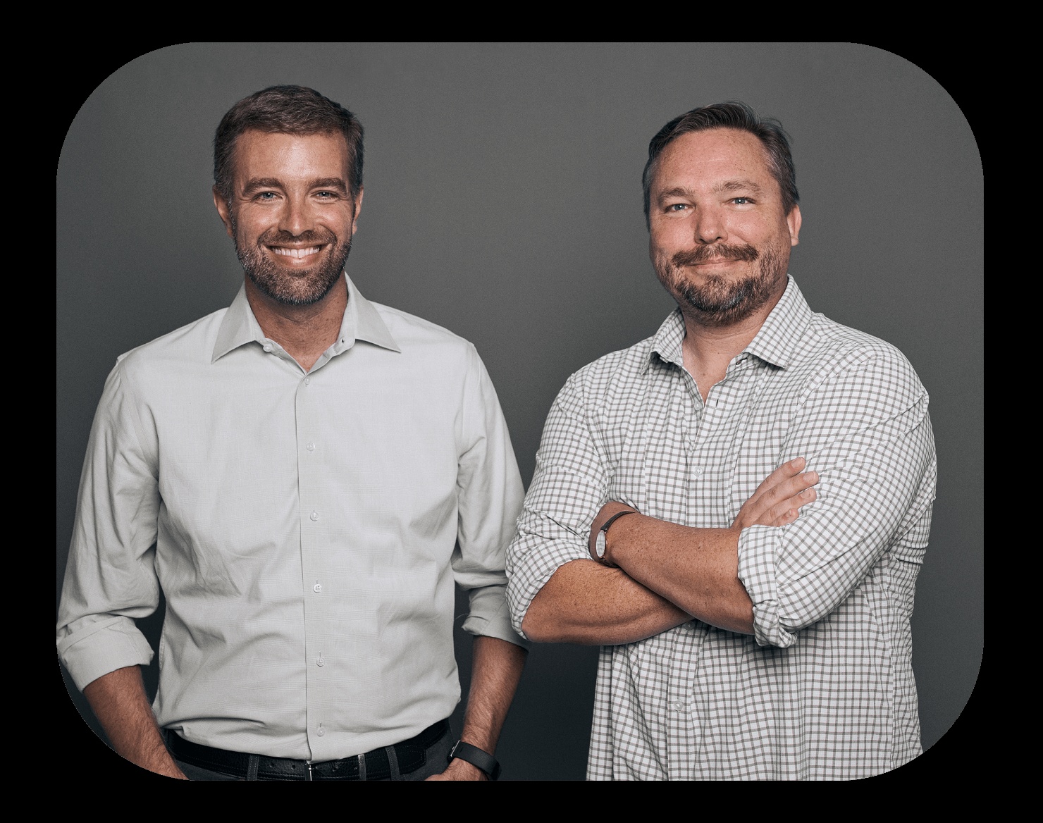 Greenlight co-founders Johnson Cook, left, and Tim Sheehan, right