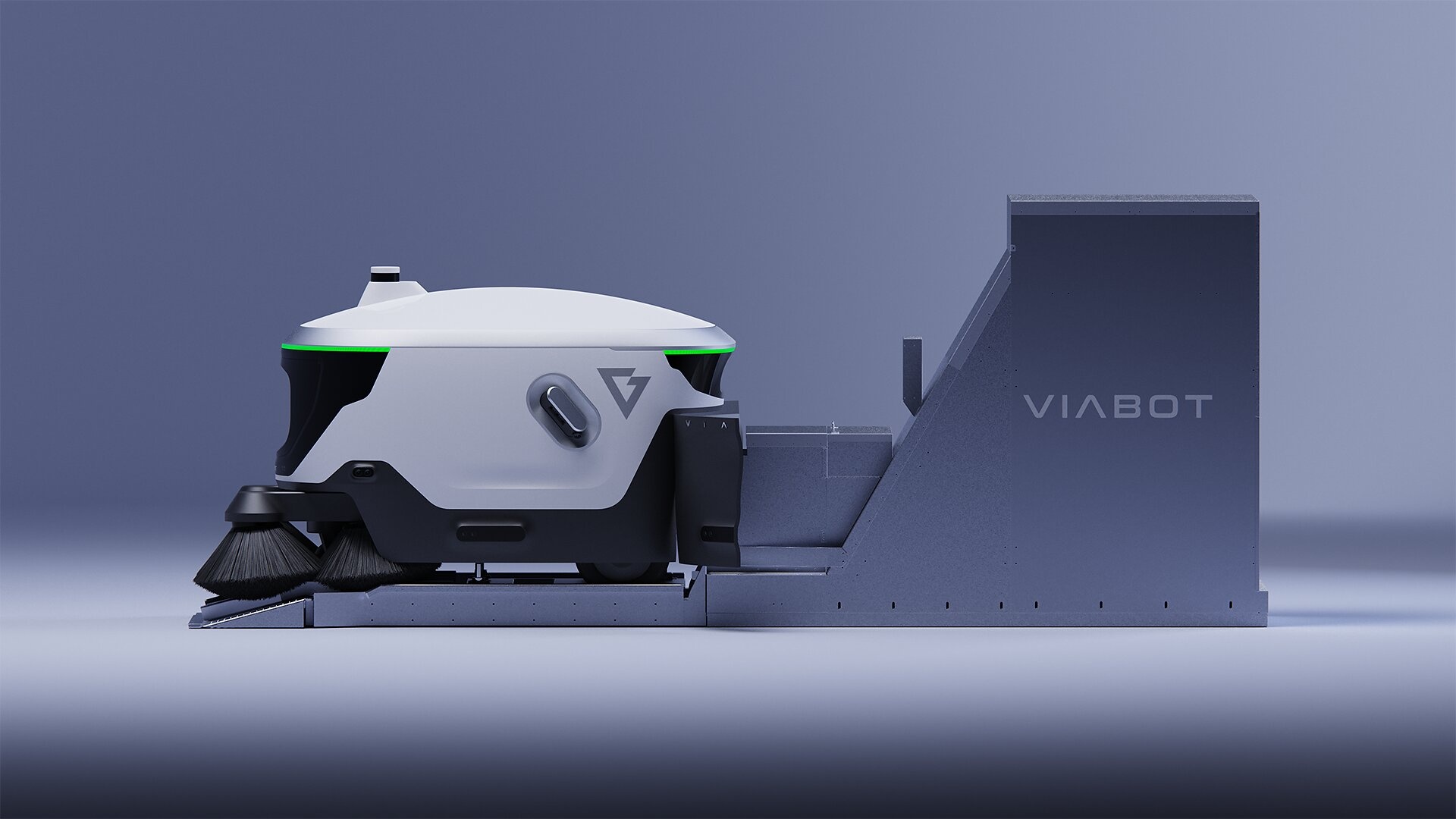 Viabot One at its docking station