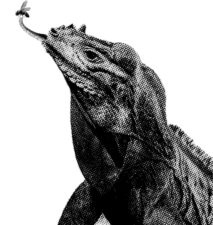 Greptile logo - a green lizard, a play on 'grep' and 'reptile'