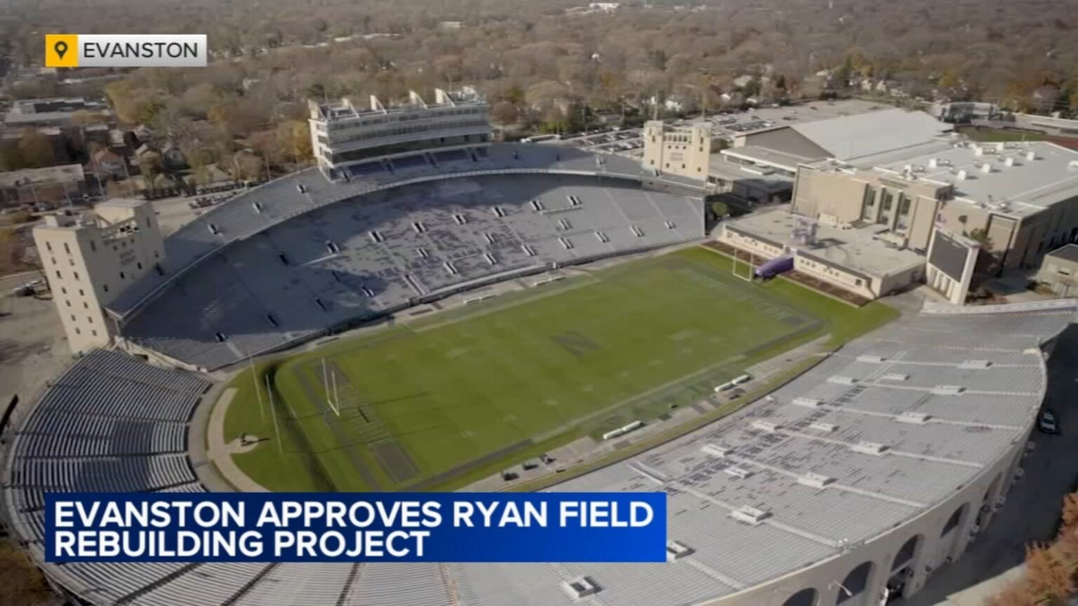 Public announcement about Evanston approval of the Ryan Field proposal