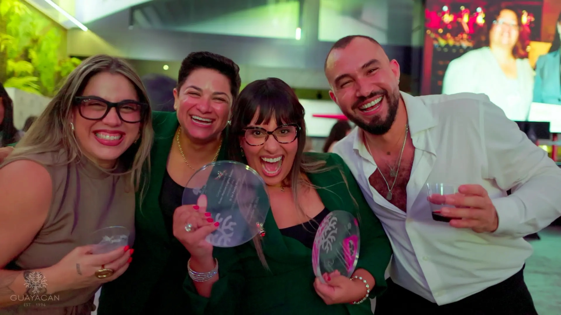 Four EnterPRize 2025 winners celebrating with their recognitions