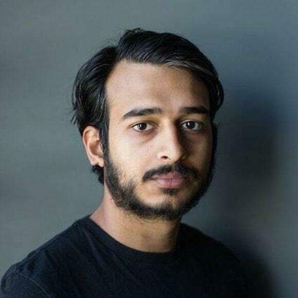 Gumroad founder Sahil Lavingia wearing a black shirt