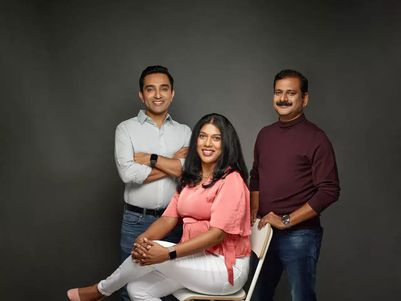 Haber founders Vipin Raghavan, Priya Venkat and Arjunan P N