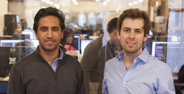 Handy co-founders Umang Dua and Oisin Hanrahan