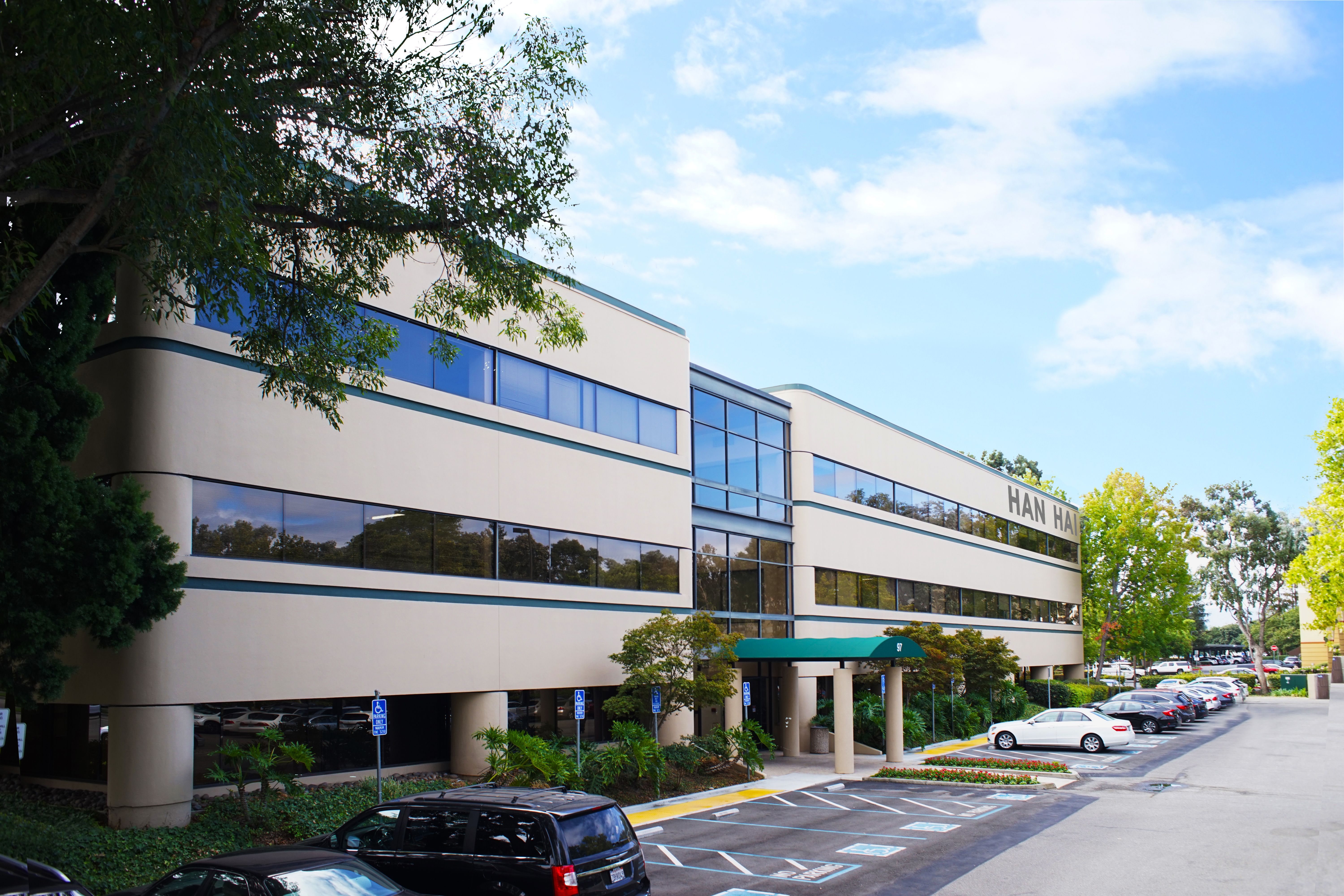 Hanhai’s San Jose technology park with its name on the building