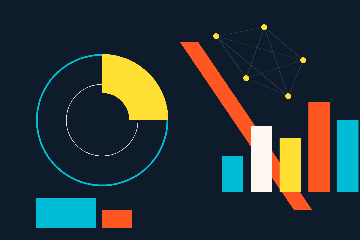 Abstract Swiss-style graphic representing a diversified private-markets platform