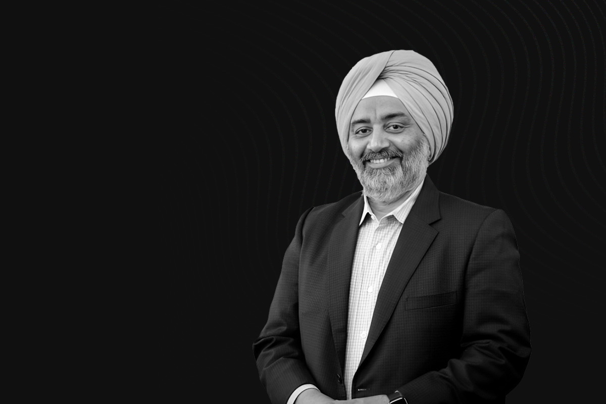 Harmeet Chauhan in the official announcement artwork for his appointment as CEO of GS Lab and GAVS