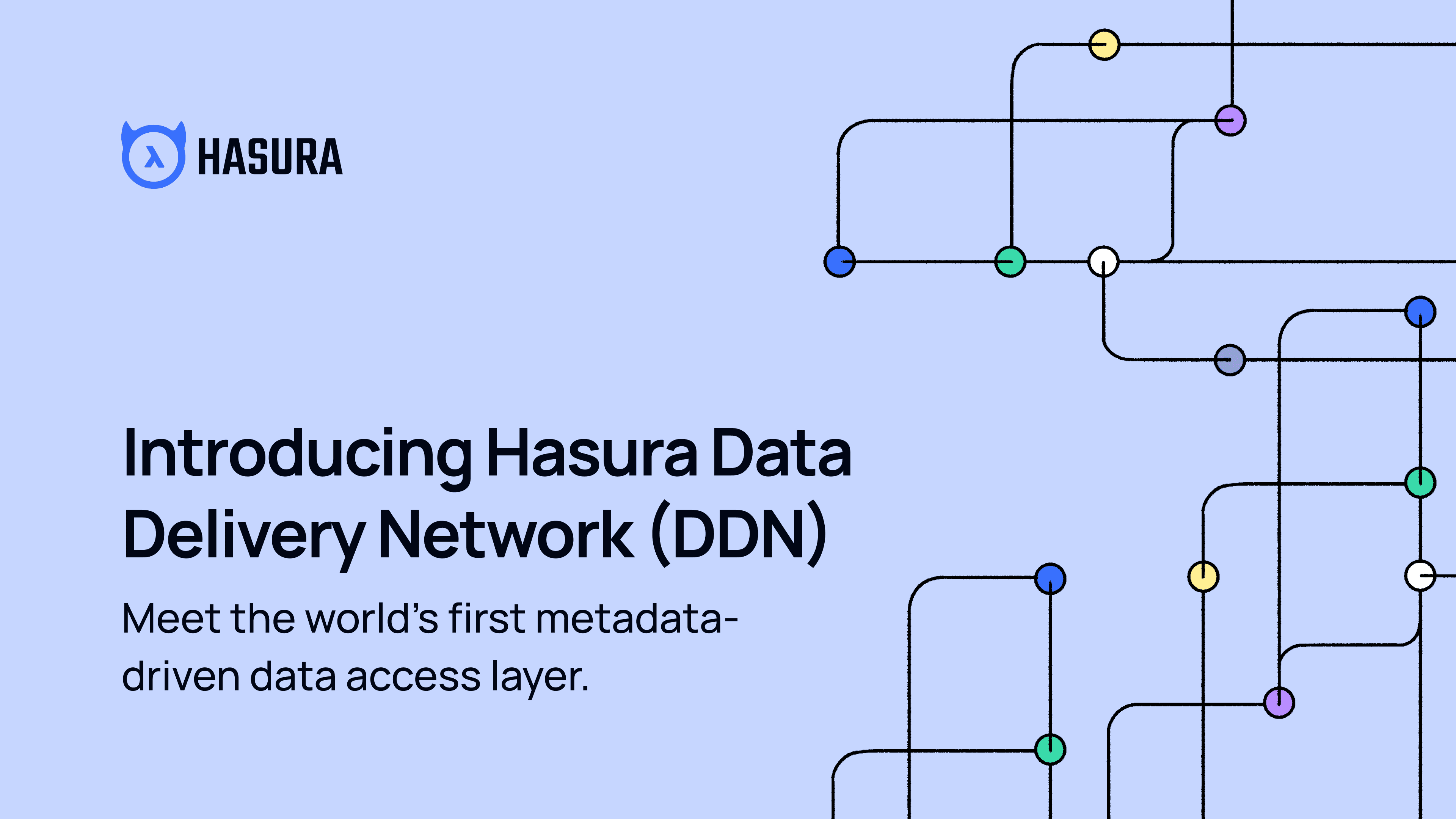 Hasura DDN product announcement artwork