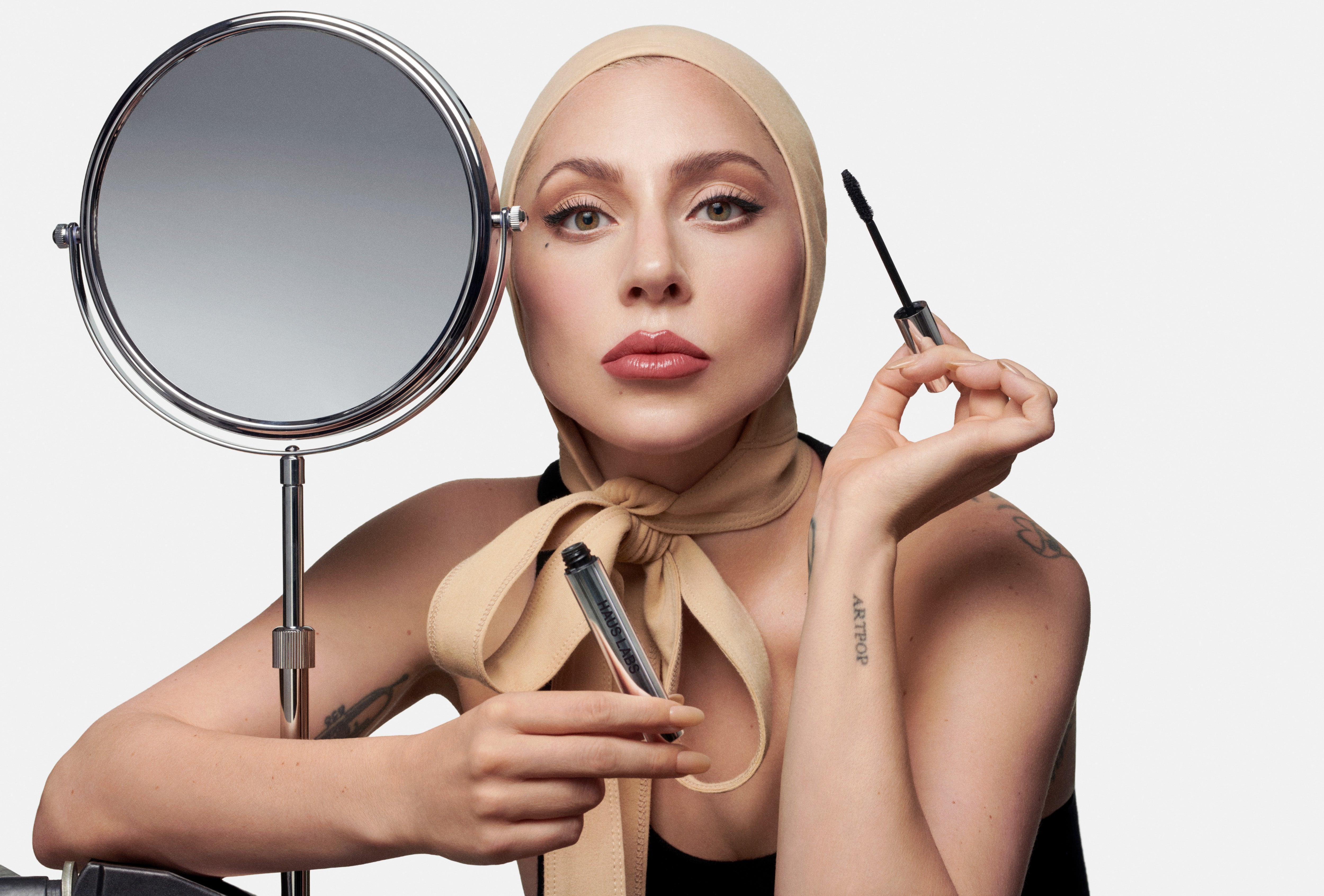 Lady Gaga, co-founder of Haus Labs, in a Haus Labs founder portrait