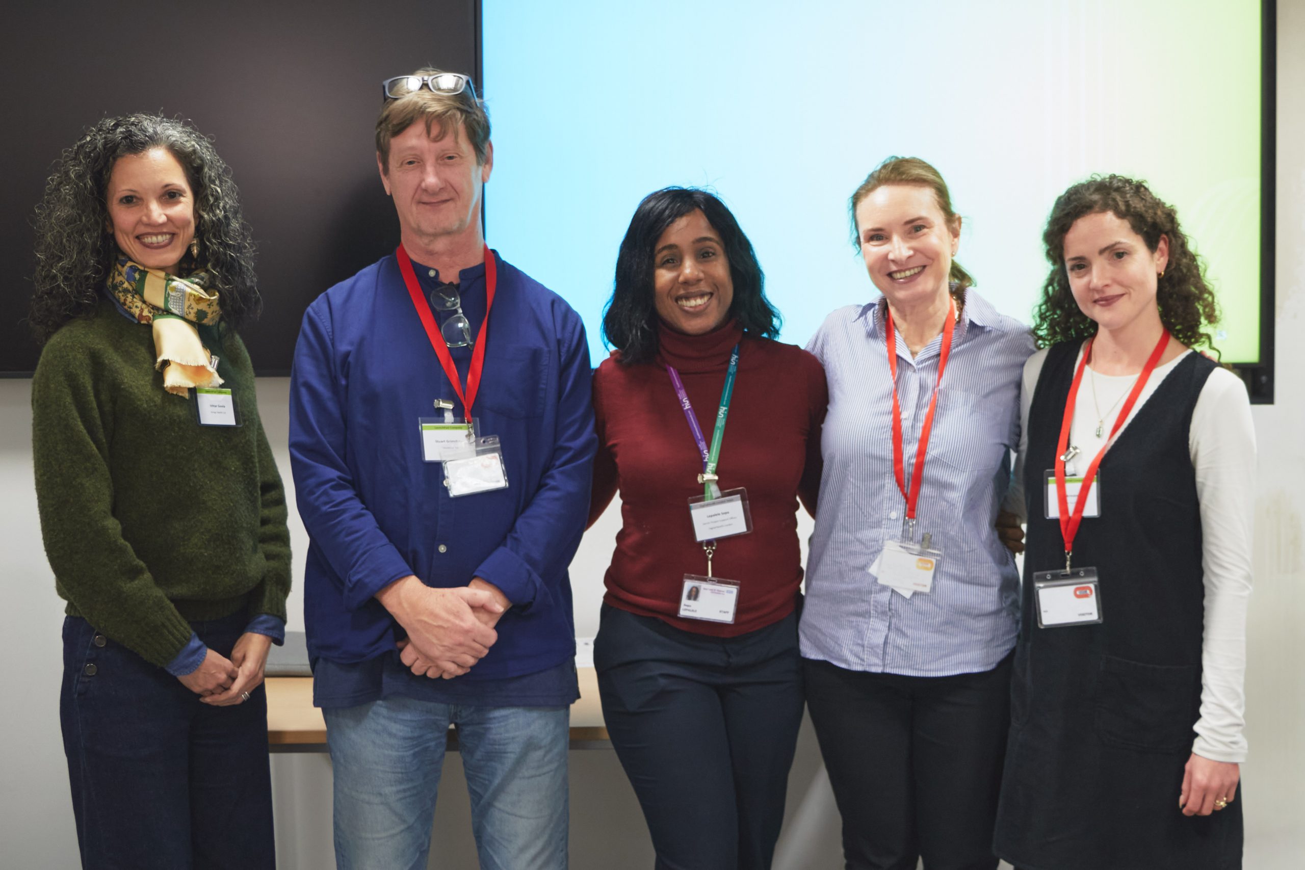 Five people pictured in HIN’s published Accelerator and Launchpad programme coverage