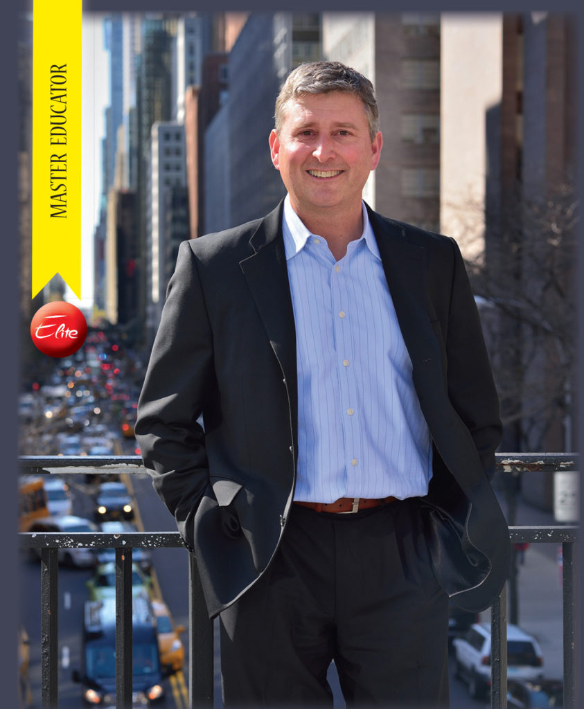 Healthcasts founder and CEO John Theobald in a PM360 award portrait