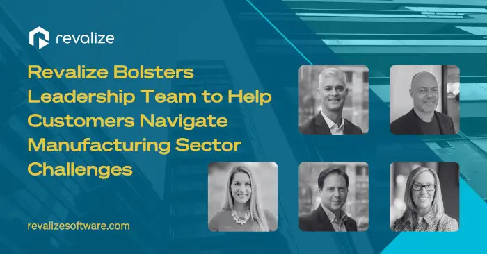 Revalize's 2024 leadership announcement featuring Heather Boyd and four fellow executives