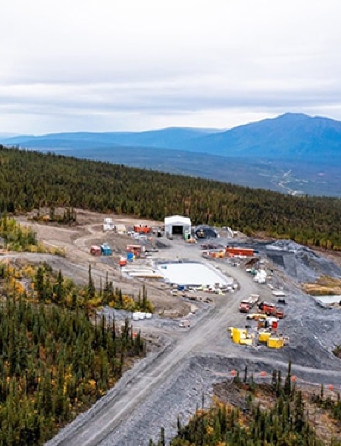 Hecla’s Keno Hill mining worksite in Yukon