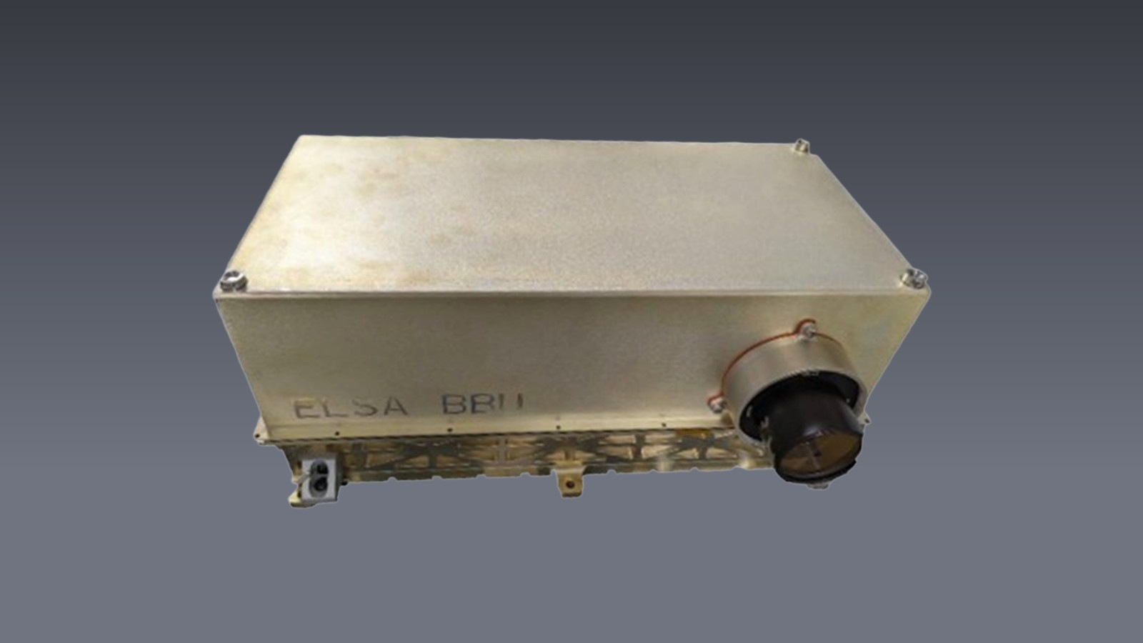 ELSA lidar sensor assembly in a metal enclosure, shown in the official product photograph