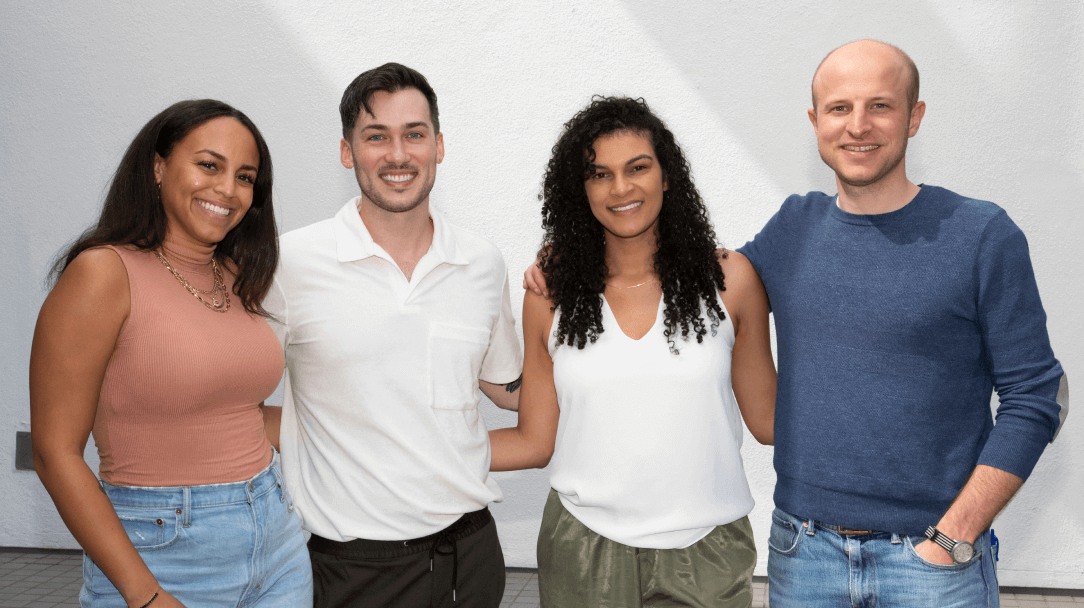 Heymarket team members gathered together