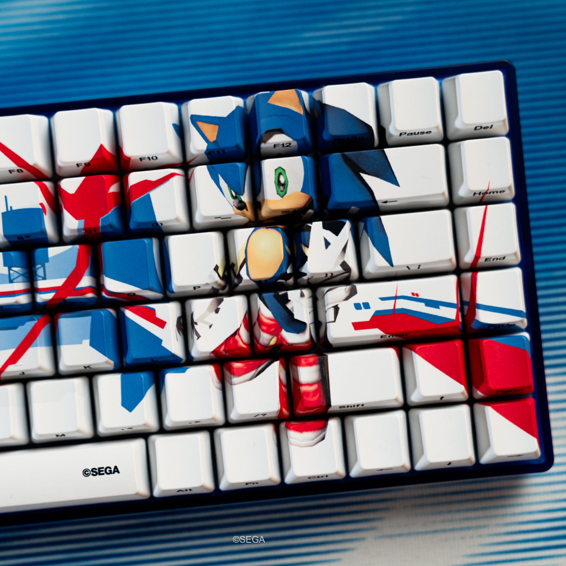 Higround SEGA collaboration keyboard lookbook