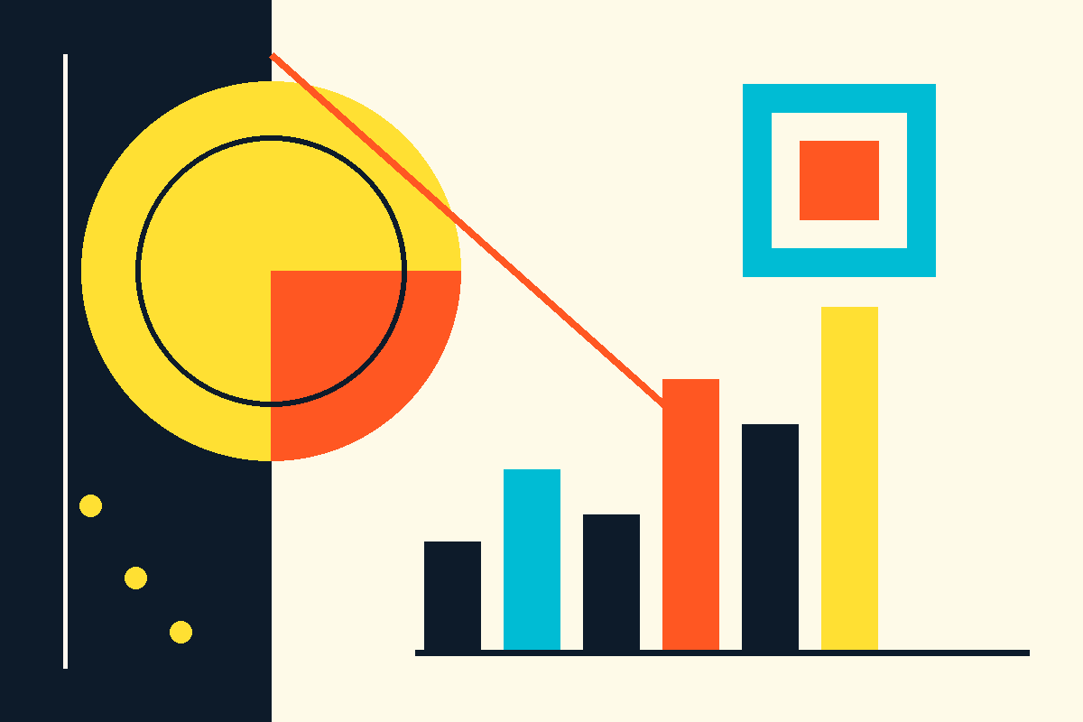 Swiss-style geometric graphic representing asset value, recovery and monetization