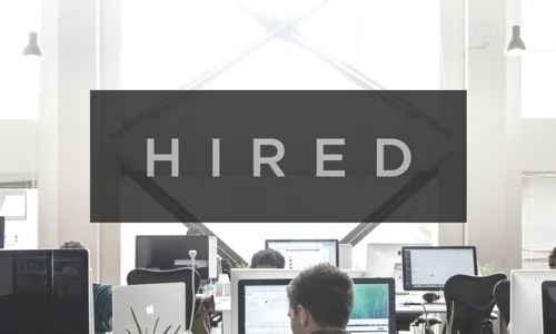Archival Hired office with staff working at computer screens