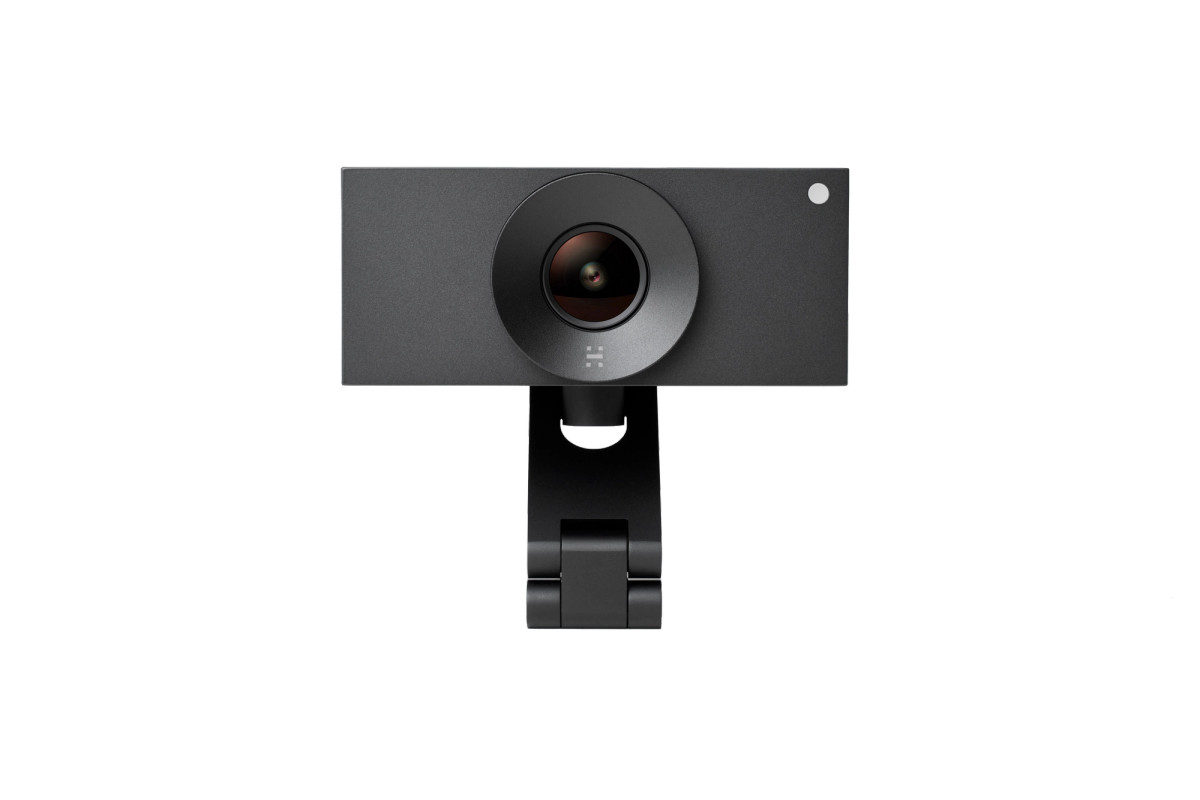 Huddly AI conference camera on a white background
