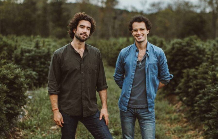 Plant People co-founders Gabe Kennedy and Hudson Gaines-Ross outdoors