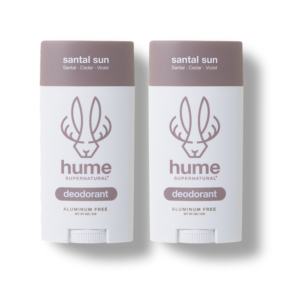 Hume Supernatural aluminum-free deodorant, Santal Sun scent