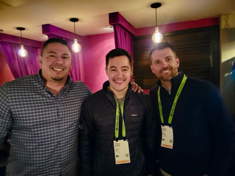Hydra Host team members attending NVIDIA GTC