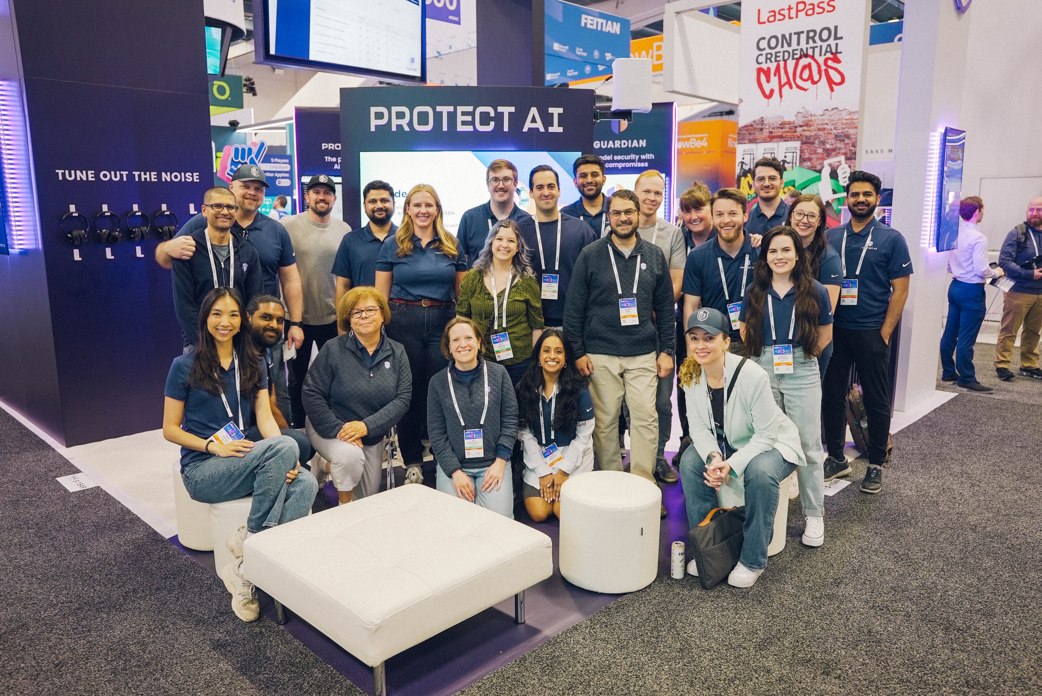 Protect AI team gathered at the RSA Conference in 2025