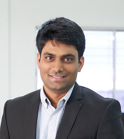 Portrait of ideaForge co-founder Ankit Mehta