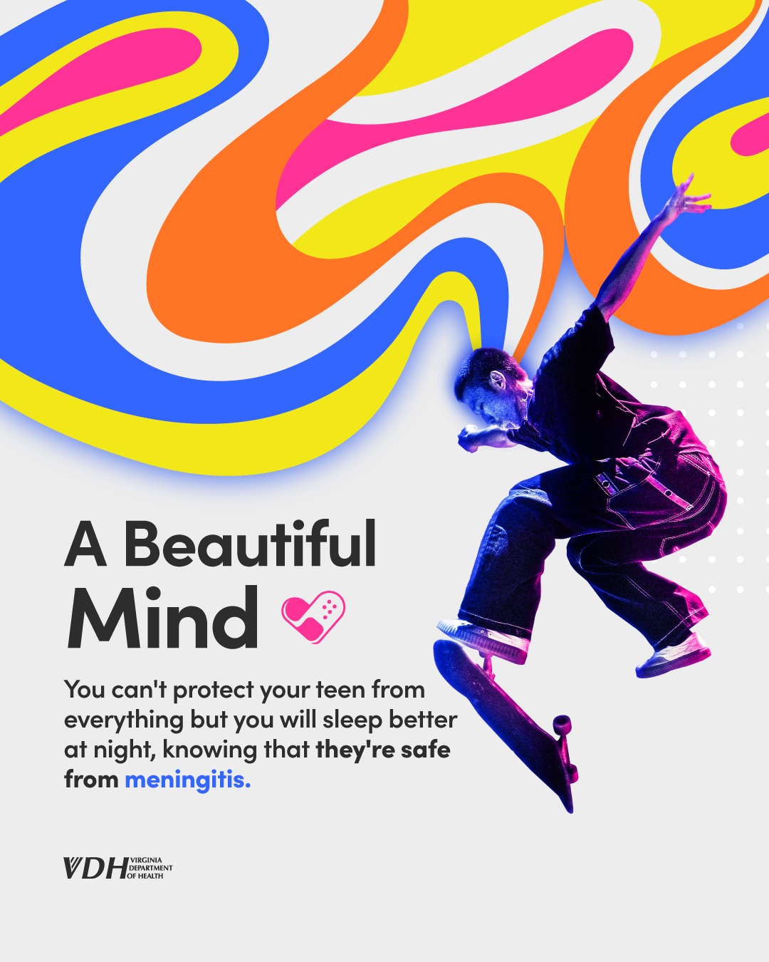 Virginia public-health campaign creative produced by Identika