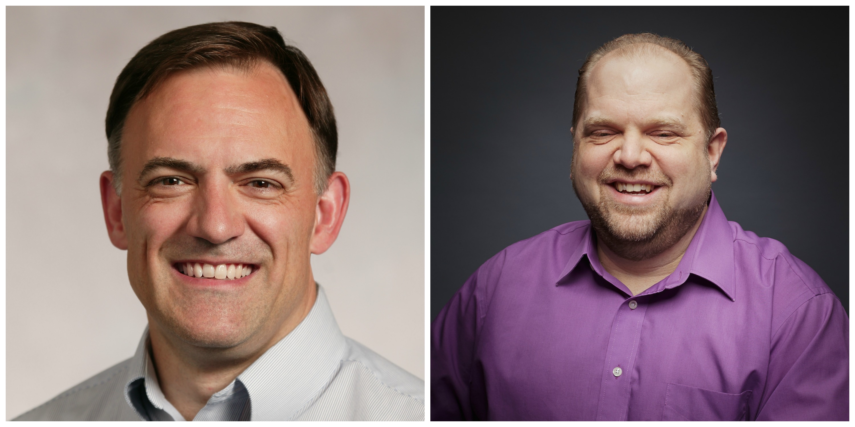 Portraits of IID co-founders Lars Harvey on the left and Rod Rasmussen on the right