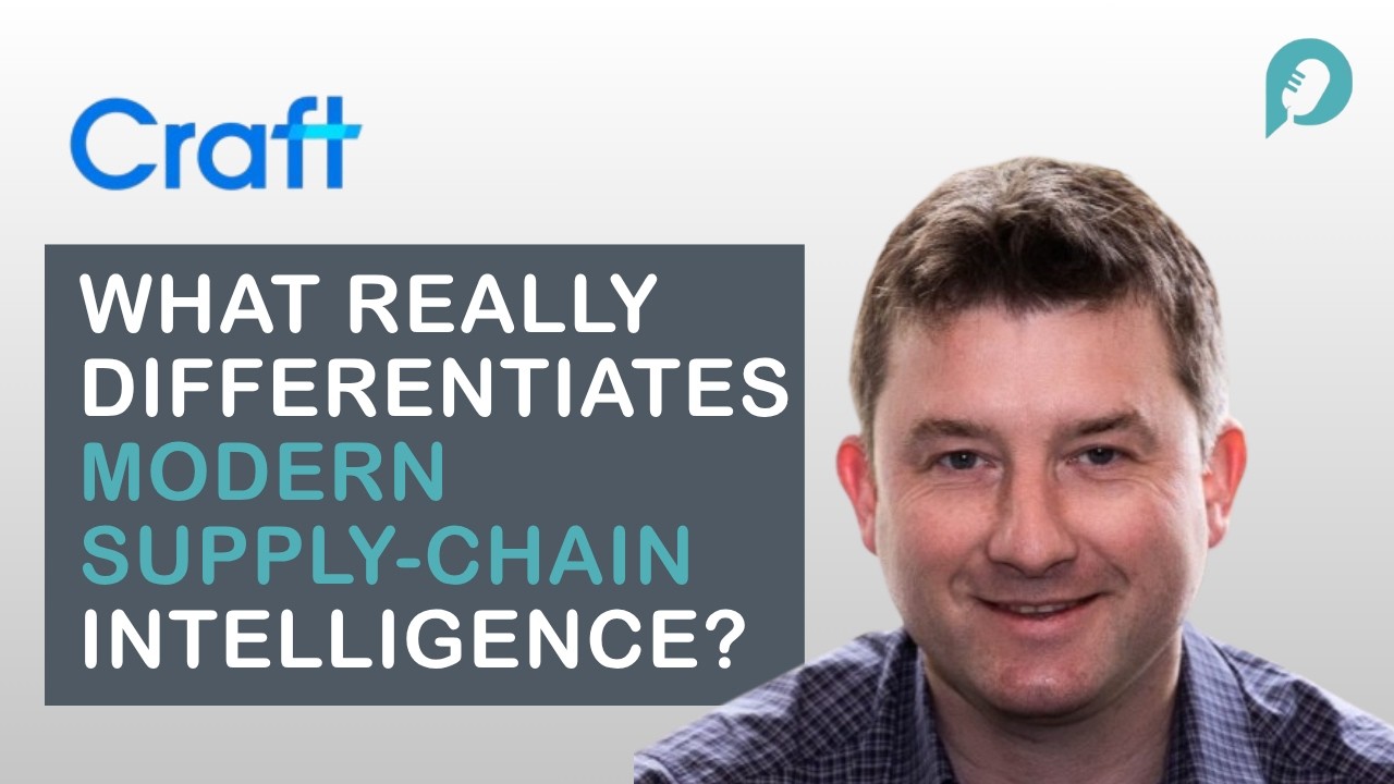 ThinkData interview artwork featuring Ilya Levtov and a question about modern supply-chain intelligence.