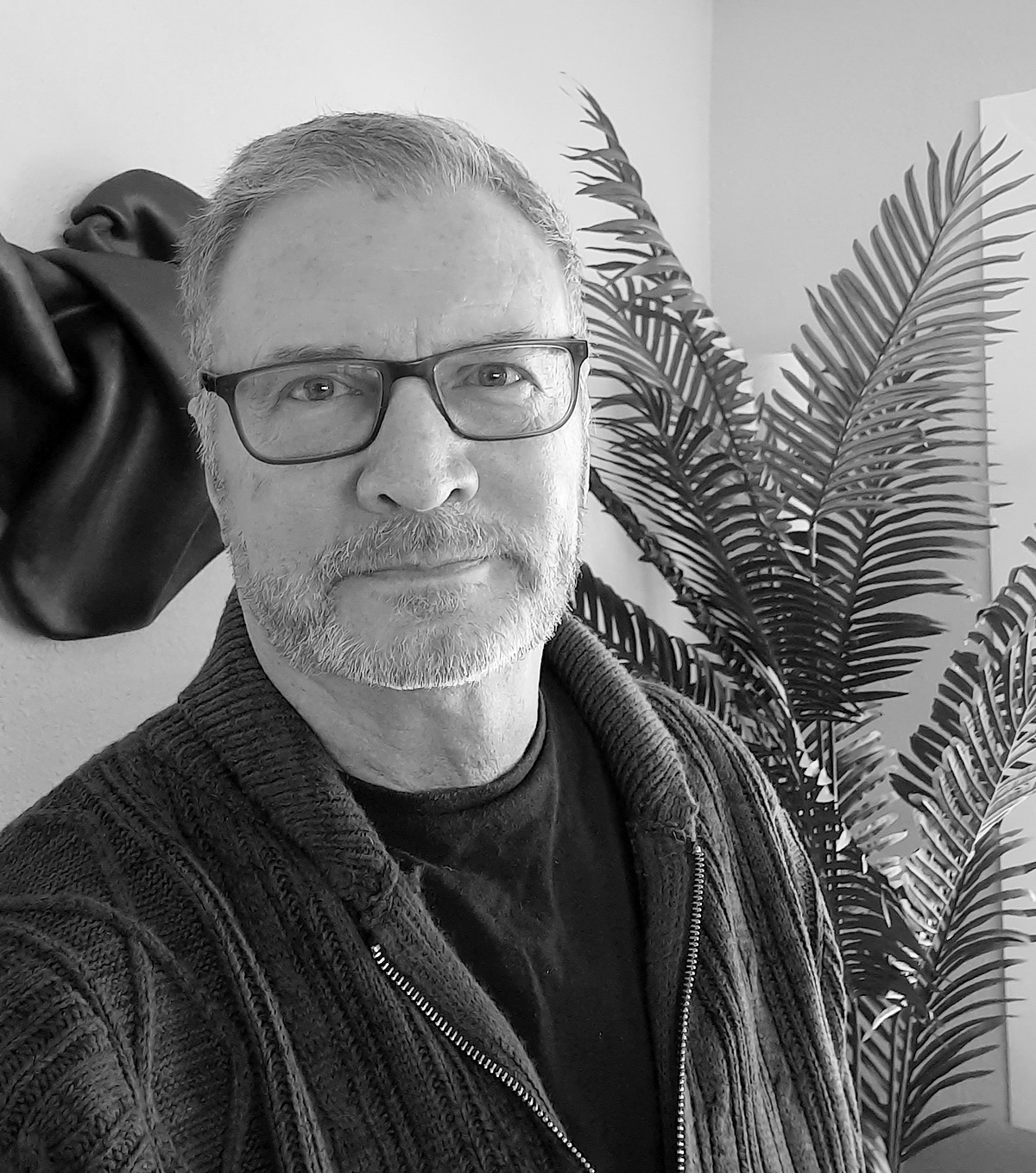 Black-and-white portrait of ImageRights co-founder Ted VanCleave