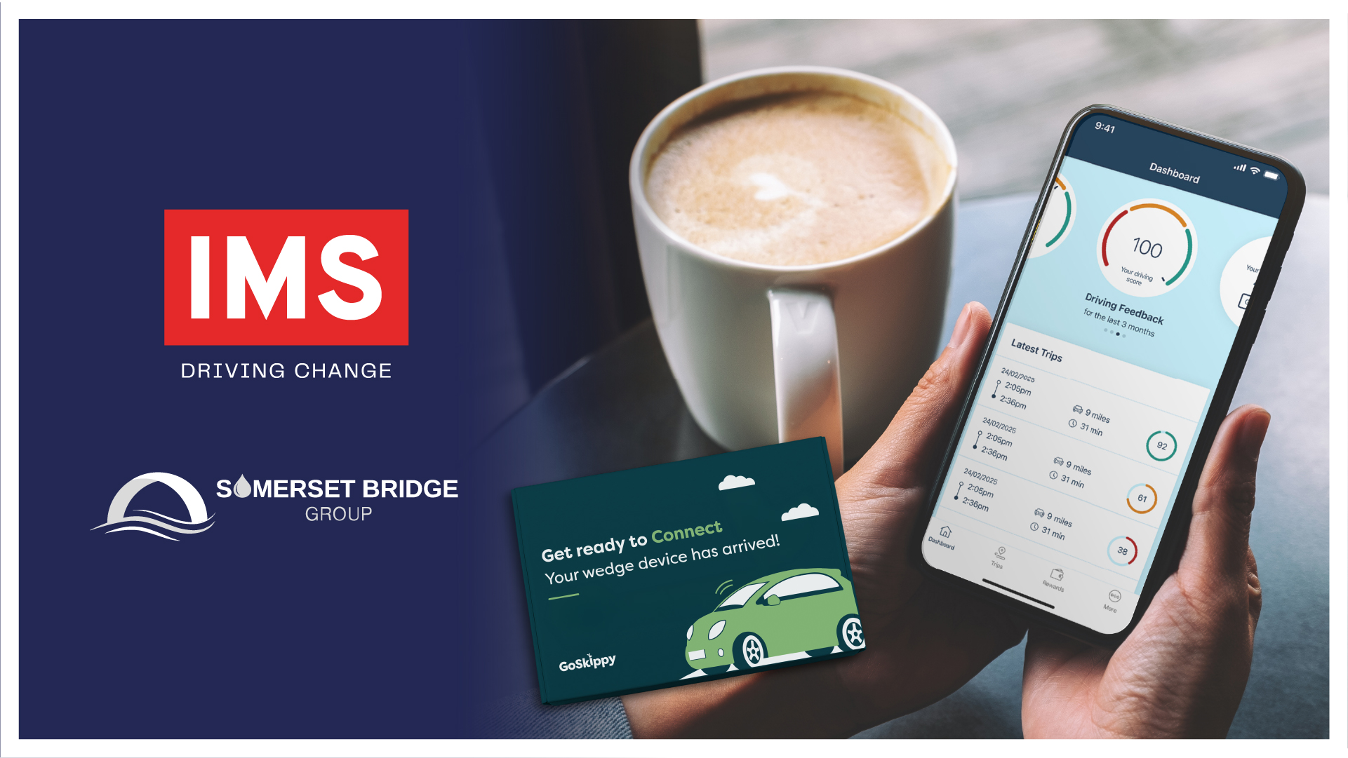 Official IMS and GoSkippy Connect partnership artwork