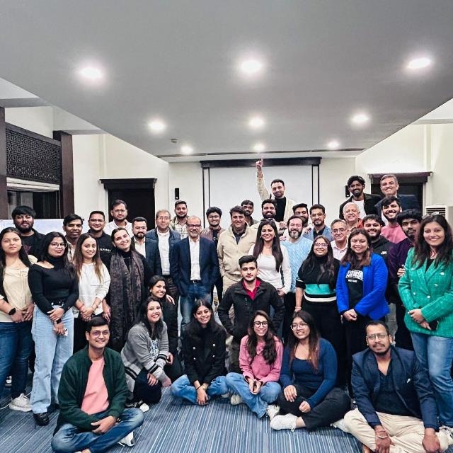 India Accelerator team gathered for a group photograph