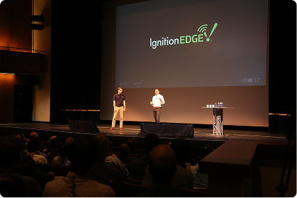 Ignition Edge software pictured on compact industrial hardware