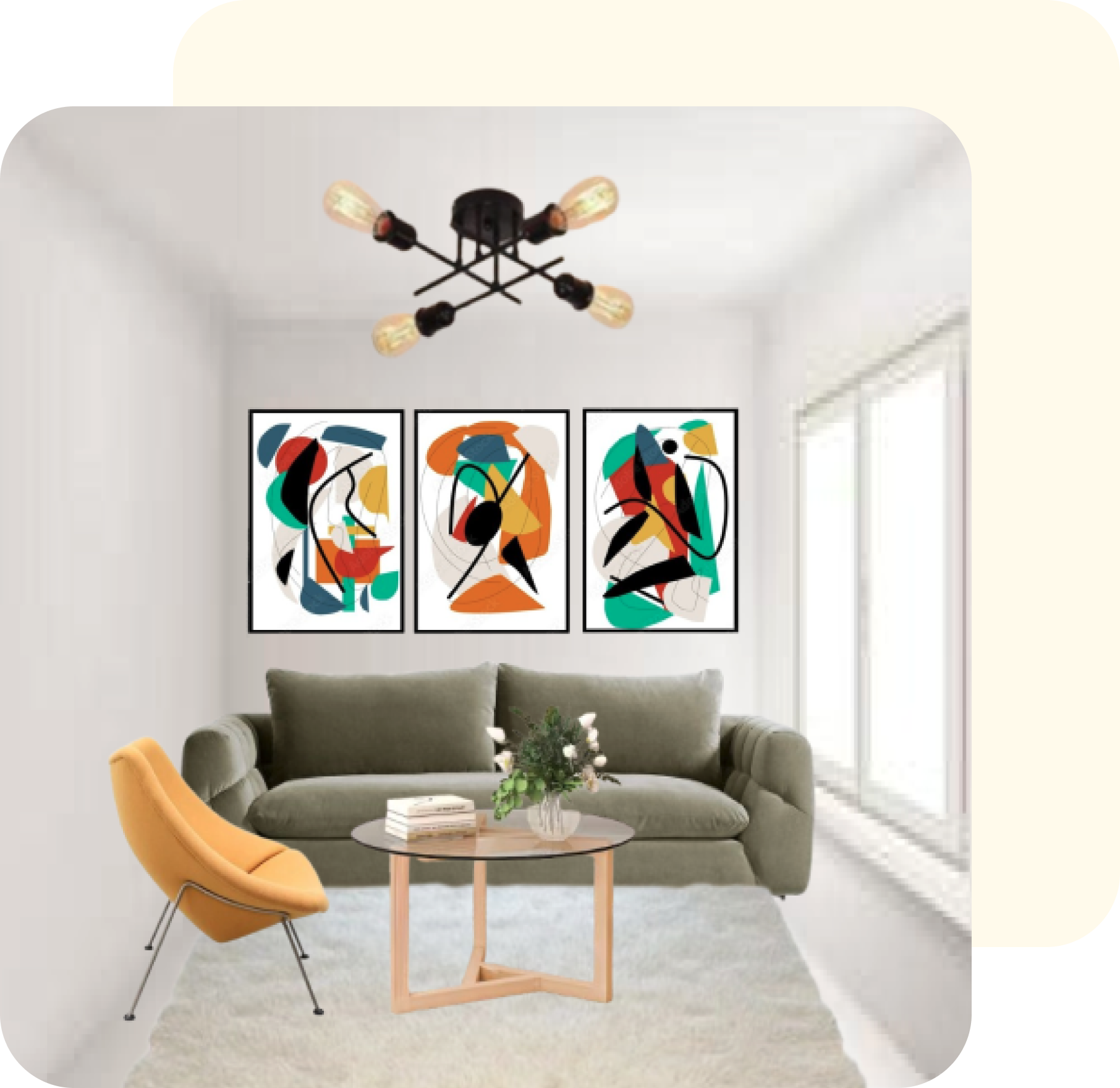 A room visualization shown by Inspire by Inhabitr