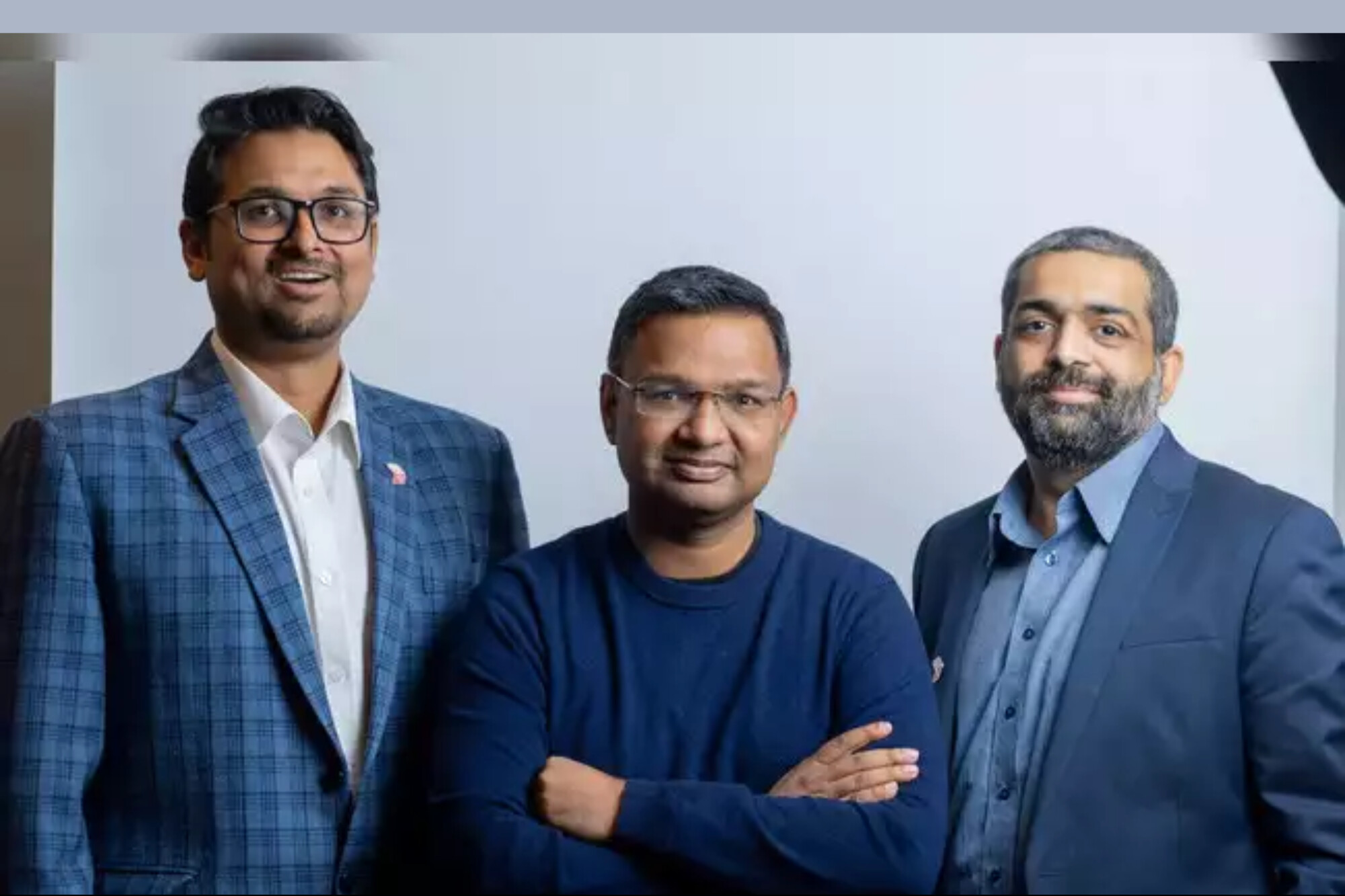 The three Innovaccer co-founders standing together