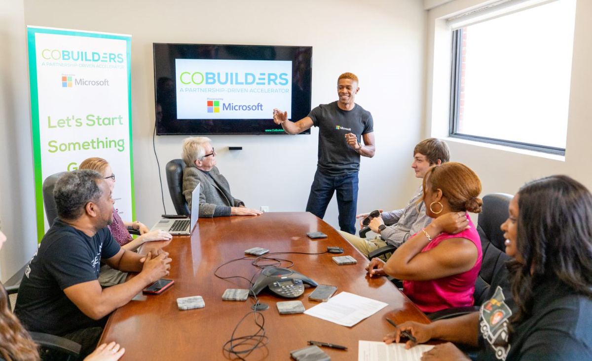 People attending a Mississippi startup event featured in Innovate Mississippi’s Microsoft partnership retrospective