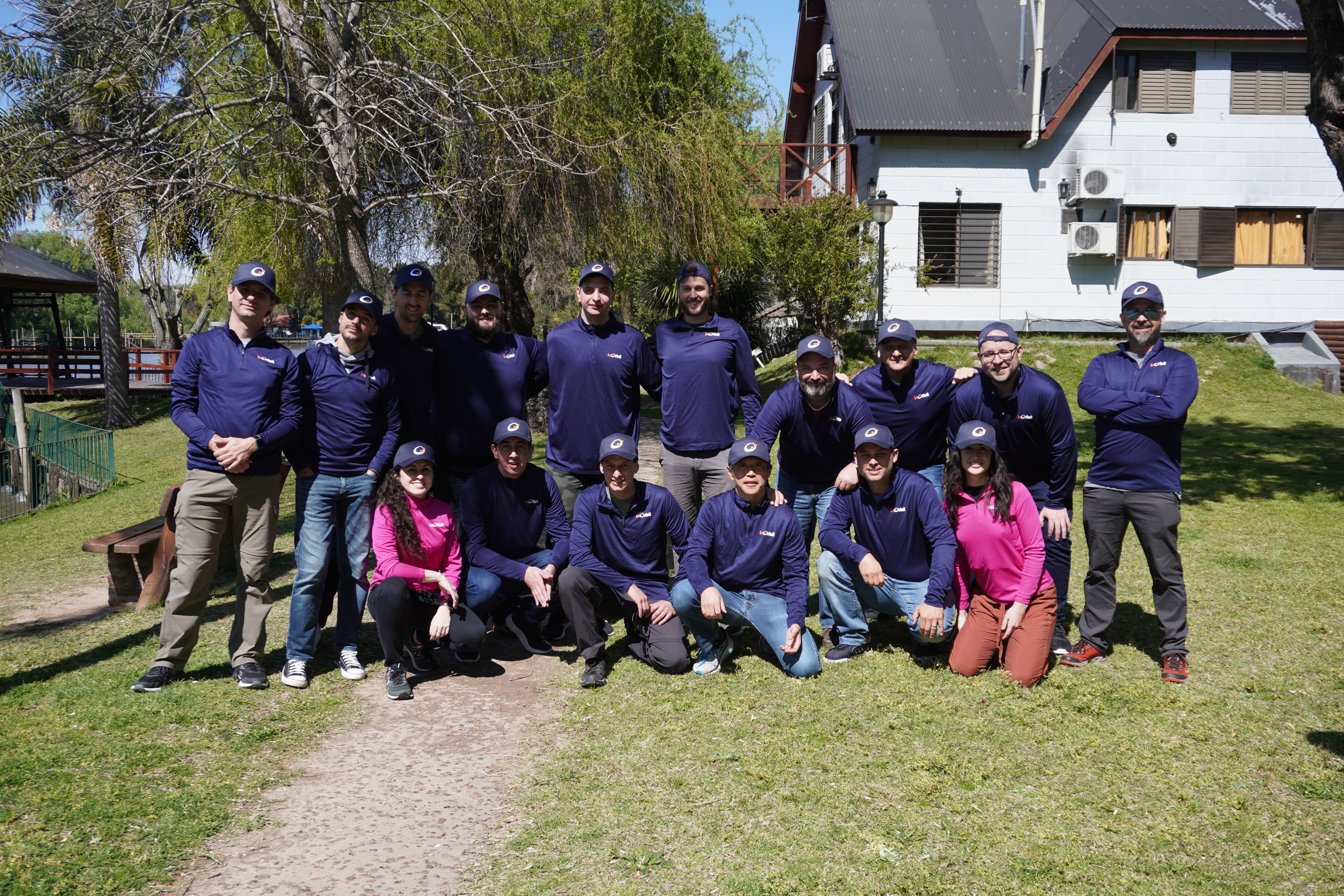 InOrbit team gathered in Buenos Aires for the company's fifth anniversary in 2022
