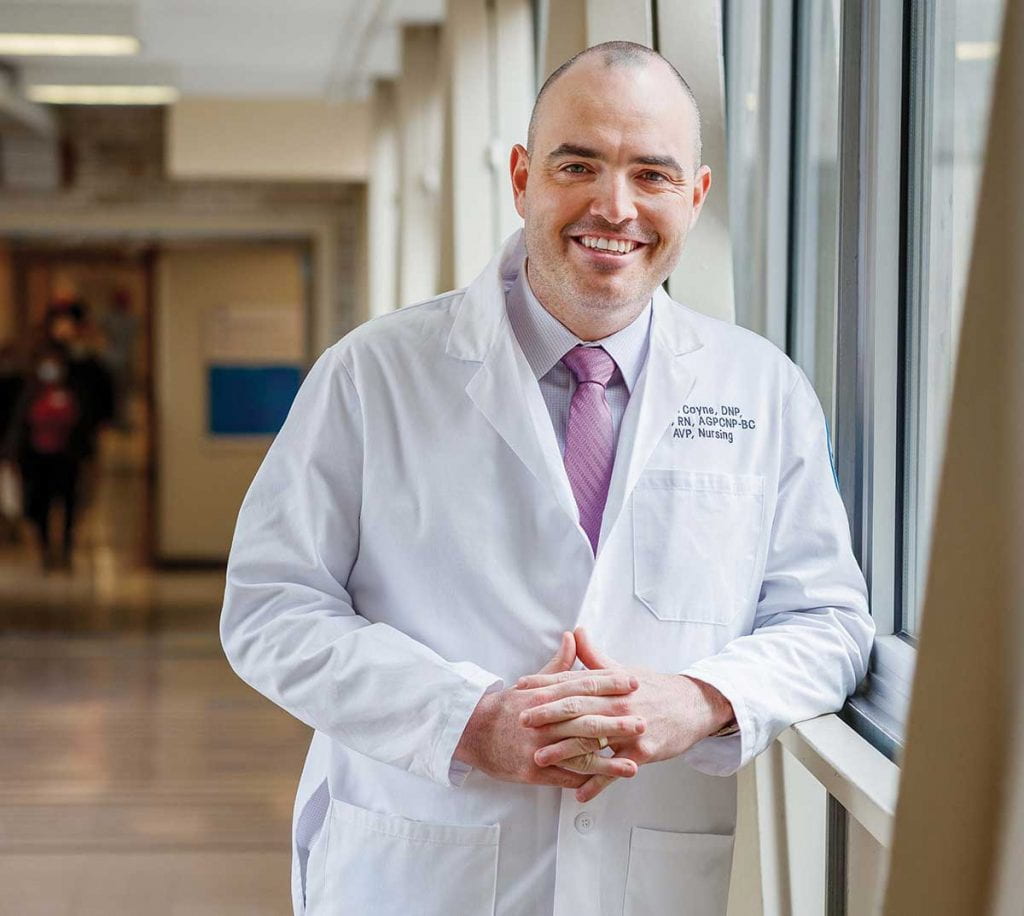 Inspiren co-founder Paul Coyne at Hospital for Special Surgery