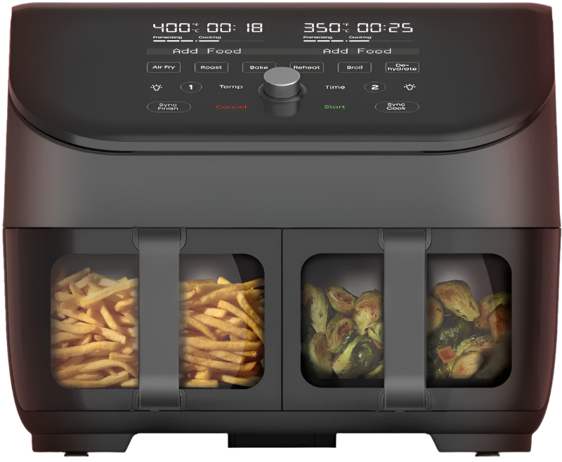 Instant Vortex Plus Dual ClearCook dual-basket air fryer