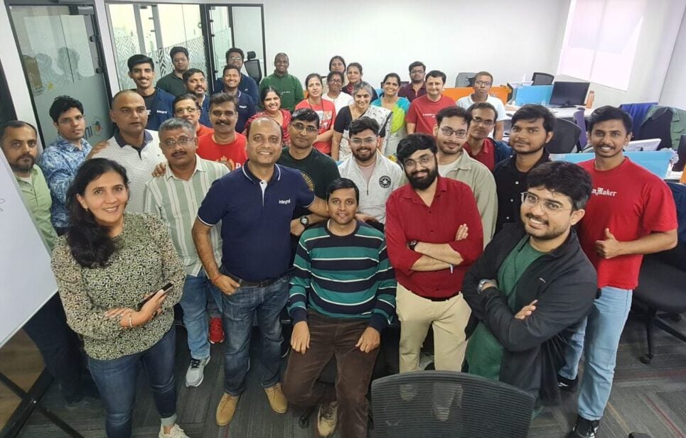 Integral’s Bengaluru team gathered in an office