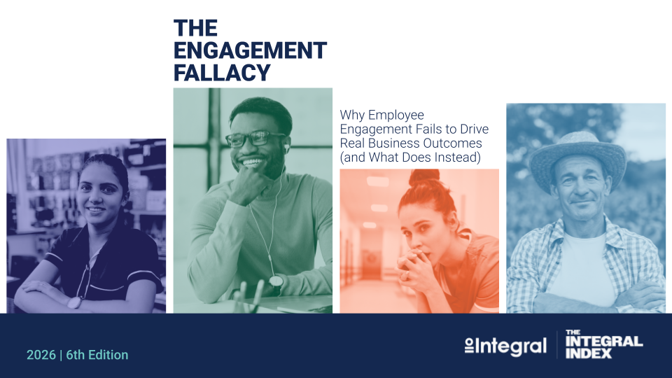 Cover of the 2026 Integral Index, titled The Engagement Fallacy