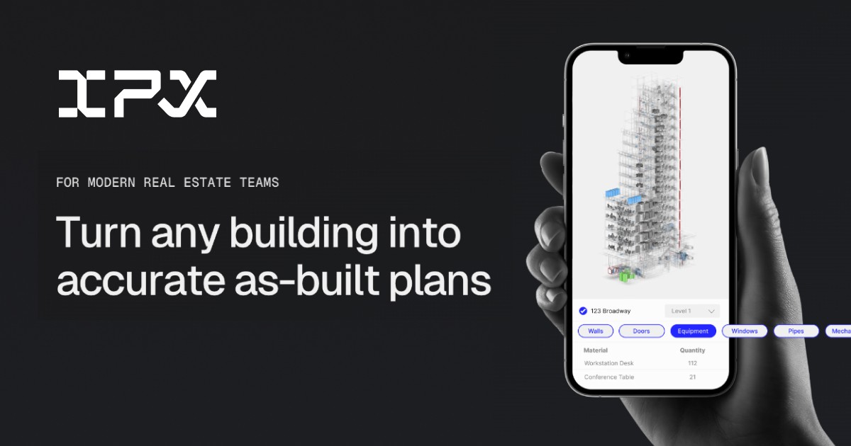 Integrated Projects IPX product - turn any building into accurate as-built plans